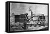 Seguin's Locomotive 1827-null-Framed Stretched Canvas