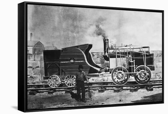 Seguin's Locomotive 1827-null-Framed Stretched Canvas