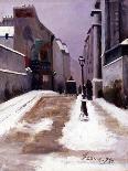 Une rue à Paris; effet de neige, 1894-Seguin-Stretched Canvas