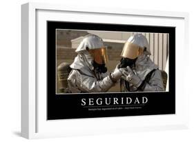 Seguridad. Cita Inspiradora Y Póster Motivacional-null-Framed Photographic Print