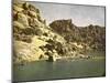 Sehel, on the road to Nubia, Egypt-English Photographer-Mounted Giclee Print