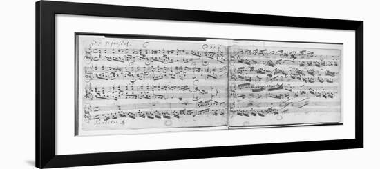 Sei Gegrusset Iesu Gutig-Johann Sebastian Bach-Framed Giclee Print