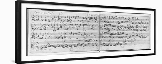 Sei Gegrusset Iesu Gutig-Johann Sebastian Bach-Framed Giclee Print