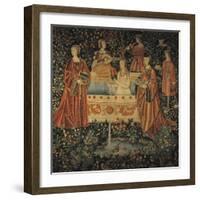 Seigneurial Bath, C1500-null-Framed Giclee Print