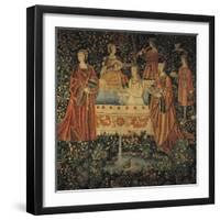 Seigneurial Bath, C1500-null-Framed Giclee Print