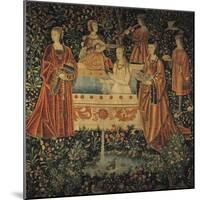 Seigneurial Bath, C1500-null-Mounted Giclee Print