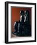 Seigneurial Couple in Ceremonial Clothes, New Kingdom-Egyptian 19th Dynasty-Framed Giclee Print