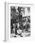 Seigni Joan, Rue De Petit Chastelet, France, 14th Century (1882-188)-J Ettling-Framed Giclee Print