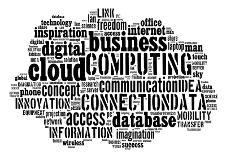 Cloud Computing Pictogram On White Background-seiksoon-Poster