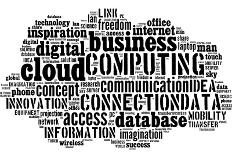 Cloud Computing Pictogram On White Background-seiksoon-Art Print