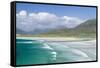 Seilebost Beach on South Harris, Sound of Transay. Scotland-Martin Zwick-Framed Stretched Canvas