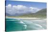 Seilebost Beach on South Harris, Sound of Transay. Scotland-Martin Zwick-Stretched Canvas