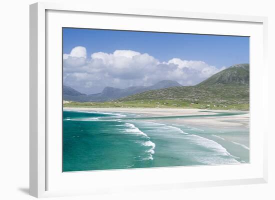 Seilebost Beach on South Harris, Sound of Transay. Scotland-Martin Zwick-Framed Photographic Print