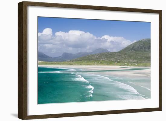 Seilebost Beach on South Harris, Sound of Transay. Scotland-Martin Zwick-Framed Photographic Print