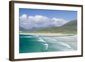 Seilebost Beach on South Harris, Sound of Transay. Scotland-Martin Zwick-Framed Photographic Print