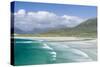 Seilebost Beach on South Harris, Sound of Transay. Scotland-Martin Zwick-Stretched Canvas