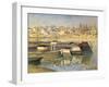 Seine at Asnieres, 1873-Claude Monet-Framed Giclee Print