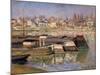 Seine at Asnieres, 1873-Claude Monet-Mounted Giclee Print