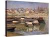 Seine at Asnieres, 1873-Claude Monet-Stretched Canvas