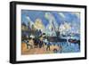 Seine At Bercy-Paul Cézanne-Framed Art Print