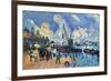 Seine at Bercy-Paul C?zanne-Framed Premium Giclee Print