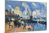 Seine at Bercy-Paul C?zanne-Mounted Premium Giclee Print