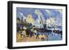 Seine At Bercy-Paul Cézanne-Framed Premium Giclee Print