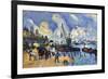 Seine At Bercy-Paul Cézanne-Framed Art Print