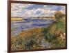 Seine at Champrosay-Pierre-Auguste Renoir-Framed Art Print