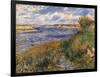 Seine at Champrosay-Pierre-Auguste Renoir-Framed Art Print