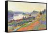 Seine at Herblay-null-Framed Stretched Canvas