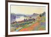 Seine at Herblay-null-Framed Premium Giclee Print