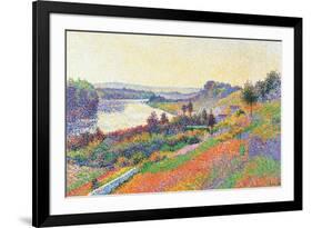 Seine at Herblay-null-Framed Premium Giclee Print