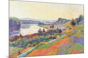 Seine at Herblay-null-Mounted Premium Giclee Print