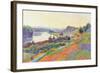 Seine at Herblay-null-Framed Art Print