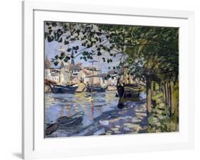 Seine at Rouen, 1872-Claude Monet-Framed Giclee Print