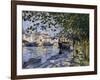 Seine at Rouen, 1872-Claude Monet-Framed Giclee Print