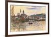 Seine at Vetheuil-Claude Monet-Framed Art Print