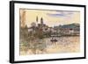 Seine at Vetheuil-Claude Monet-Framed Art Print