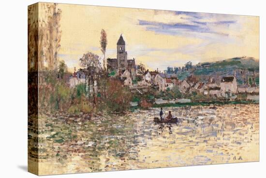 Seine at Vetheuil-Claude Monet-Stretched Canvas