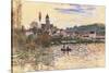 Seine at Vetheuil-Claude Monet-Stretched Canvas