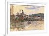Seine at Vetheuil-Claude Monet-Framed Premium Giclee Print
