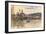 Seine at Vetheuil-Claude Monet-Framed Art Print