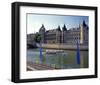 Seine Conciergerie Palais Paris-null-Framed Art Print