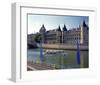 Seine Conciergerie Palais Paris-null-Framed Art Print