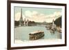 Seine, Eiffel Tower, Paris, France-null-Framed Art Print