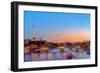 Seine Eiffle Paris A-David Manlove-Framed Giclee Print