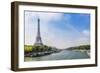 Seine in Paris and Eiffel Tower-bloodua-Framed Photographic Print