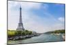 Seine in Paris and Eiffel Tower-bloodua-Mounted Photographic Print