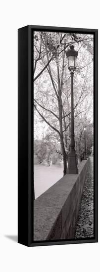 Seine Promenade-Alan Blaustein-Framed Stretched Canvas